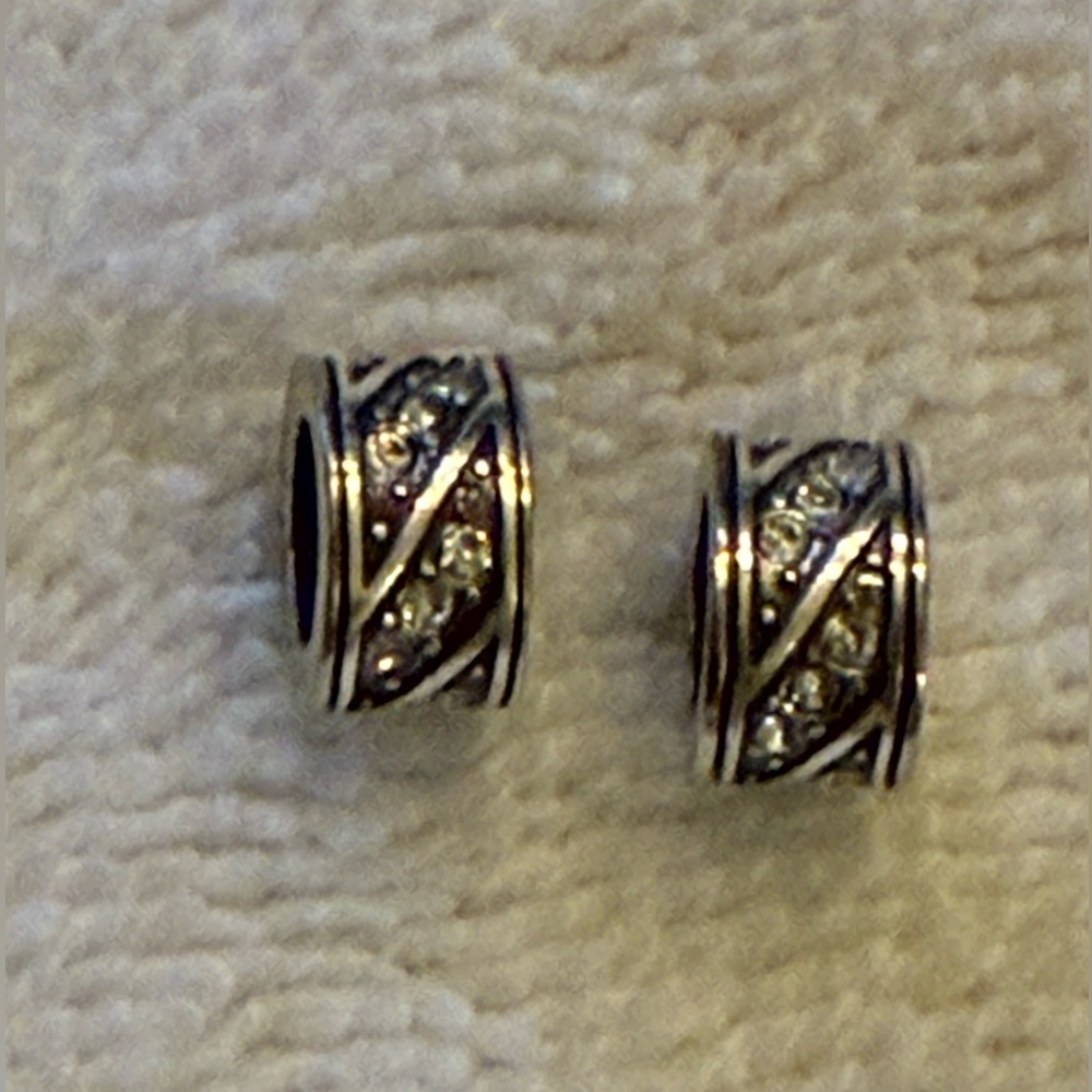 Brighton Beads with Diagonal Crystals
